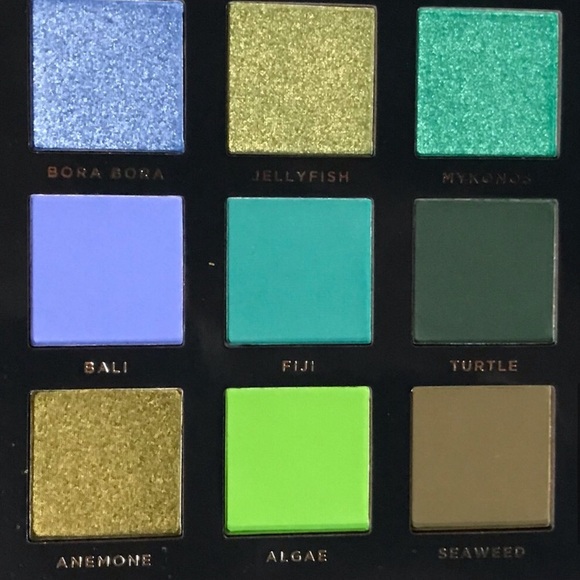 Ace Beaute OCEANIC Eyeshadow Palette Aqua Green Purple Blue Gorgeous! 24g *BNIB - Picture 5 of 16